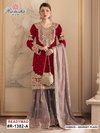 Ramsha R 1382 A To D Georgette Embroidery Work Readymade Dress Online Wholesale